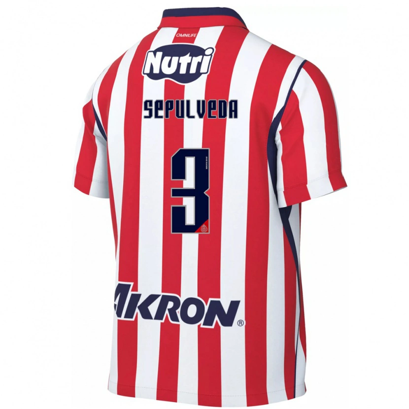 Danxen Damen Gilberto Sepúlveda #3 Rot Weiß Heimtrikot Trikot 2026/27 T-Shirt