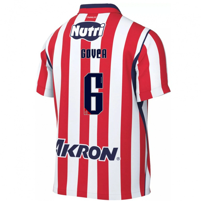 Danxen Damen Omar Govea #6 Rot Weiß Heimtrikot Trikot 2026/27 T-Shirt