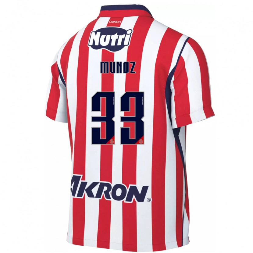 Danxen Damen Zahid Muñoz #33 Rot Weiß Heimtrikot Trikot 2026/27 T-Shirt