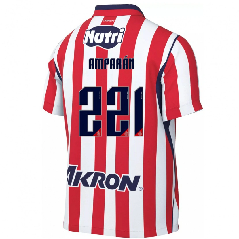 Danxen Damen Christian Amparán #221 Rot Weiß Heimtrikot Trikot 2026/27 T-Shirt