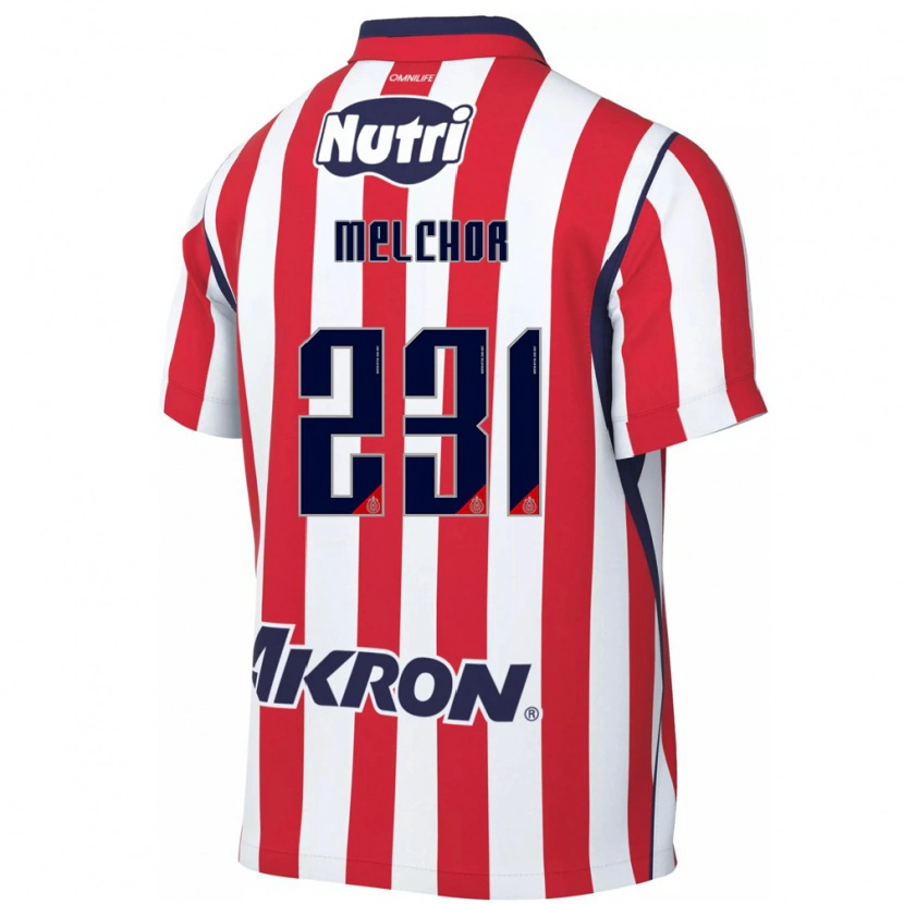 Danxen Damen Oziel Melchor #231 Rot Weiß Heimtrikot Trikot 2026/27 T-Shirt