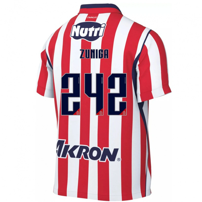 Danxen Damen Landon Zuniga #242 Rot Weiß Heimtrikot Trikot 2026/27 T-Shirt