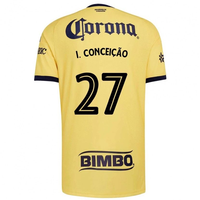 Danxen Damen Ícaro Da Conceição #27 Gelb Rot Schwarz Heimtrikot Trikot 2026/27 T-Shirt