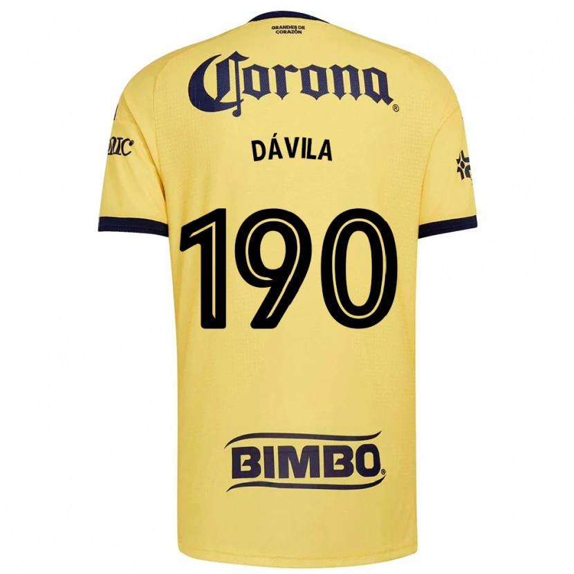 Danxen Damen Emilio Dávila #190 Gelb Rot Schwarz Heimtrikot Trikot 2026/27 T-Shirt