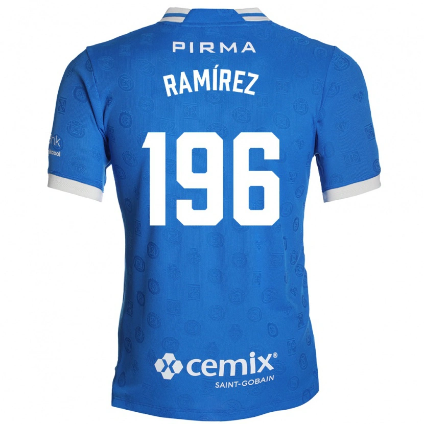 Danxen Damen Ian Ramírez #196 Blau Weiß Rot Heimtrikot Trikot 2026/27 T-Shirt