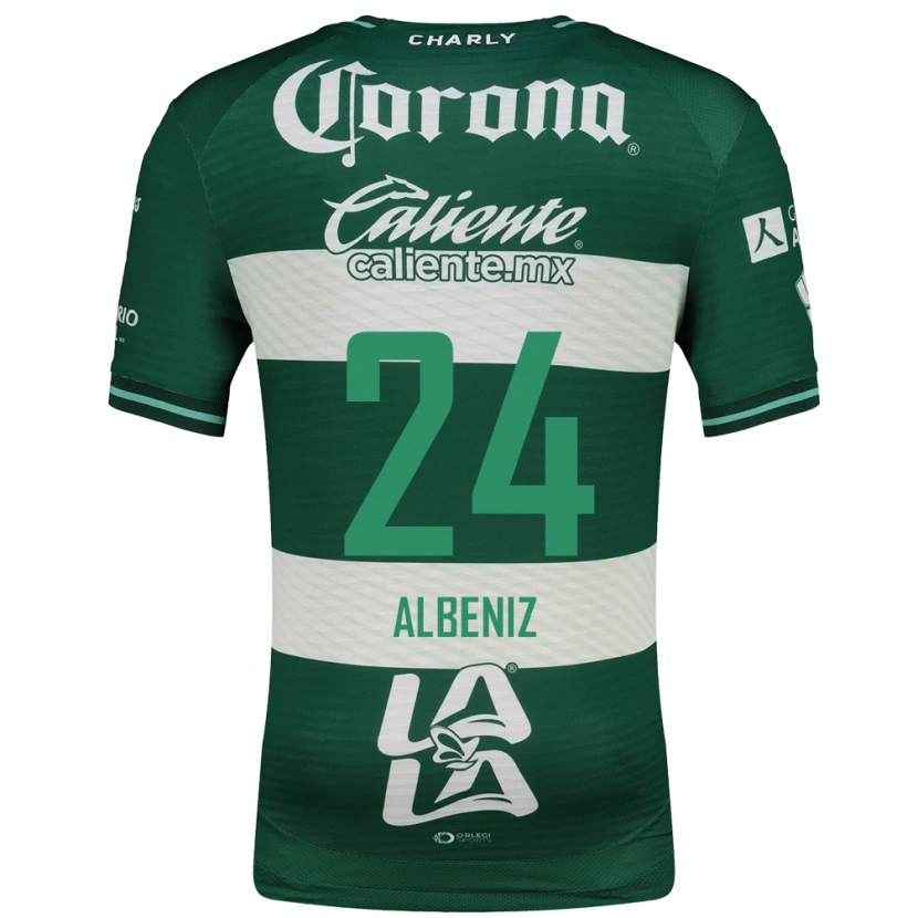 Danxen Damen Maika Albeniz #24 Grün Weiß Heimtrikot Trikot 2026/27 T-Shirt