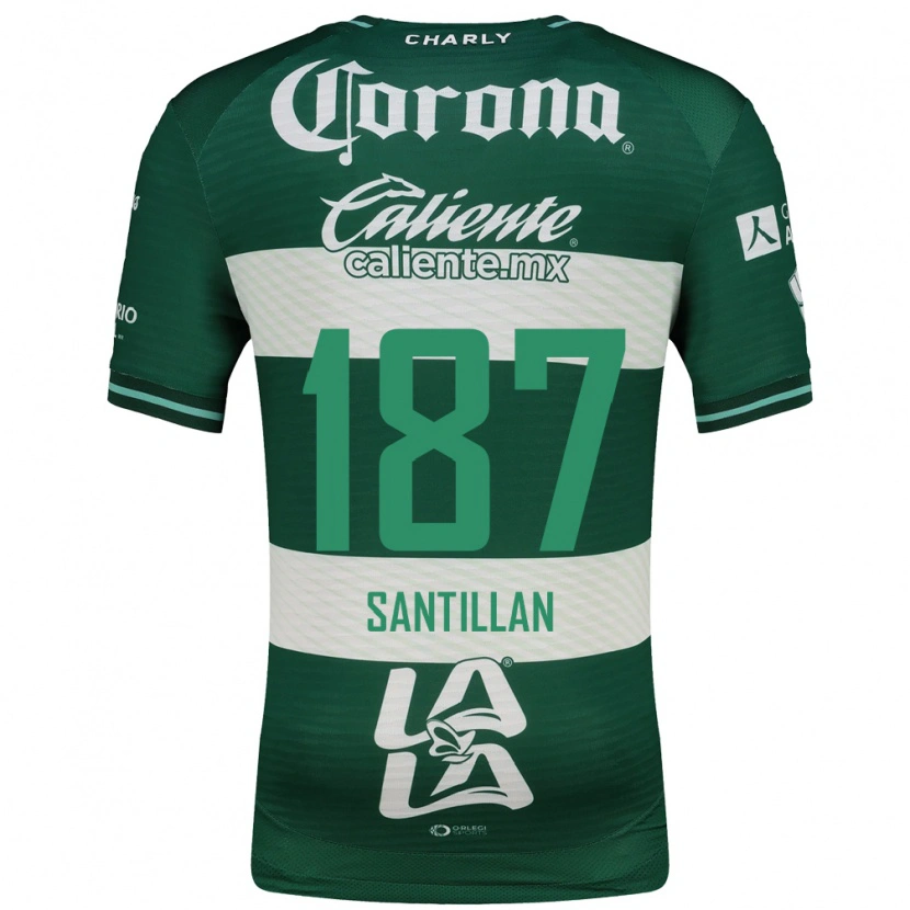 Danxen Damen Emilio Santillán #187 Grün Weiß Heimtrikot Trikot 2026/27 T-Shirt
