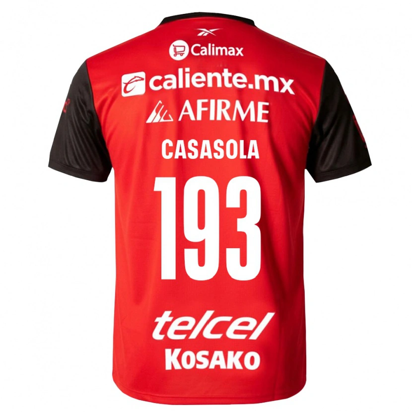 Danxen Damen Axel Casasola #193 Schwarz Rot Heimtrikot Trikot 2026/27 T-Shirt