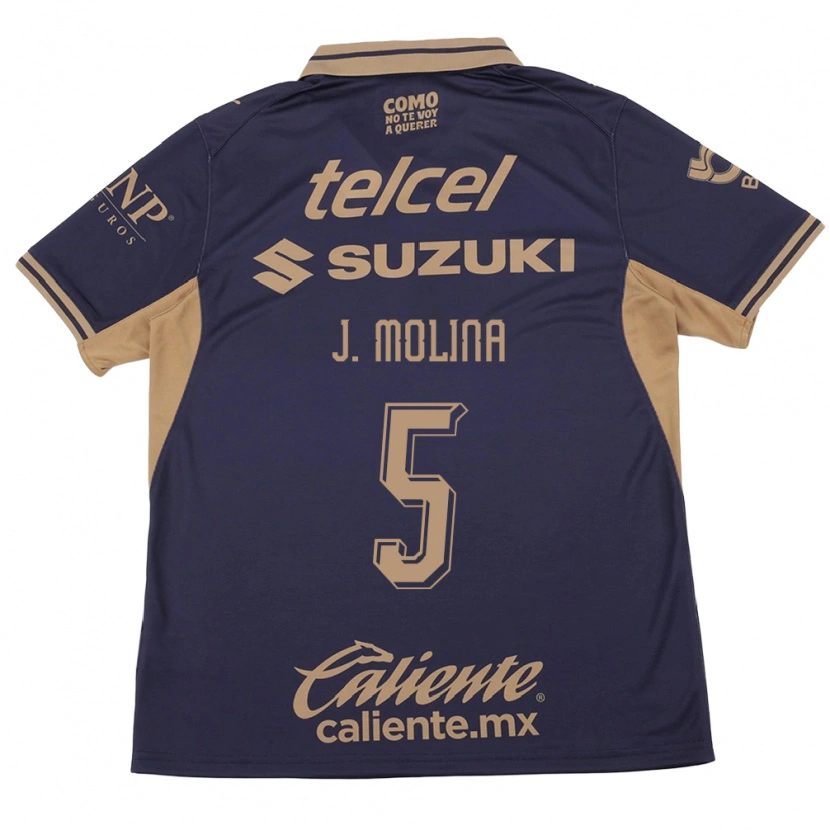 Danxen Damen Jesús Molina #5 Lila Braun Heimtrikot Trikot 2026/27 T-Shirt
