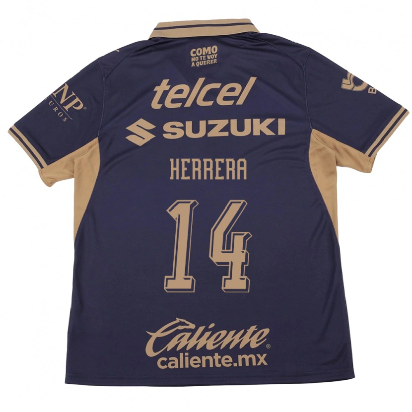 Danxen Damen Luciano Herrera #14 Lila Braun Heimtrikot Trikot 2026/27 T-Shirt