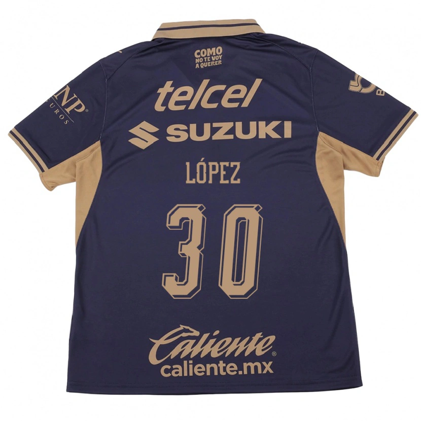 Danxen Damen Santiago López #30 Lila Braun Heimtrikot Trikot 2026/27 T-Shirt