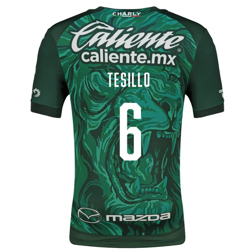 Danxen Damen William Tesillo #6 Grün Schwarz Heimtrikot Trikot 2026/27 T-Shirt