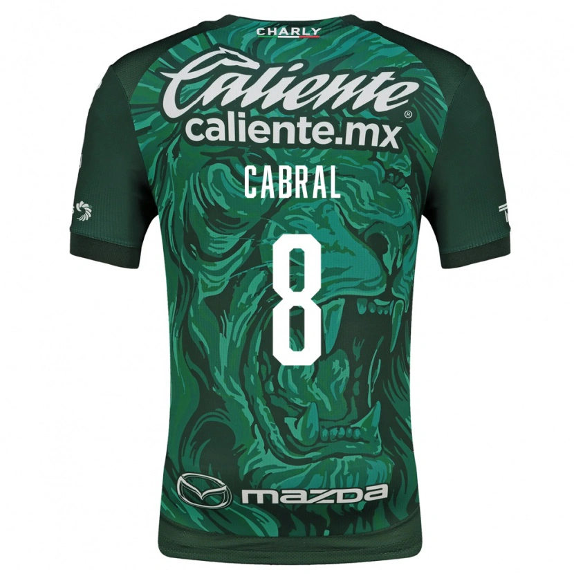 Danxen Damen Luciano Cabral #8 Grün Schwarz Heimtrikot Trikot 2026/27 T-Shirt