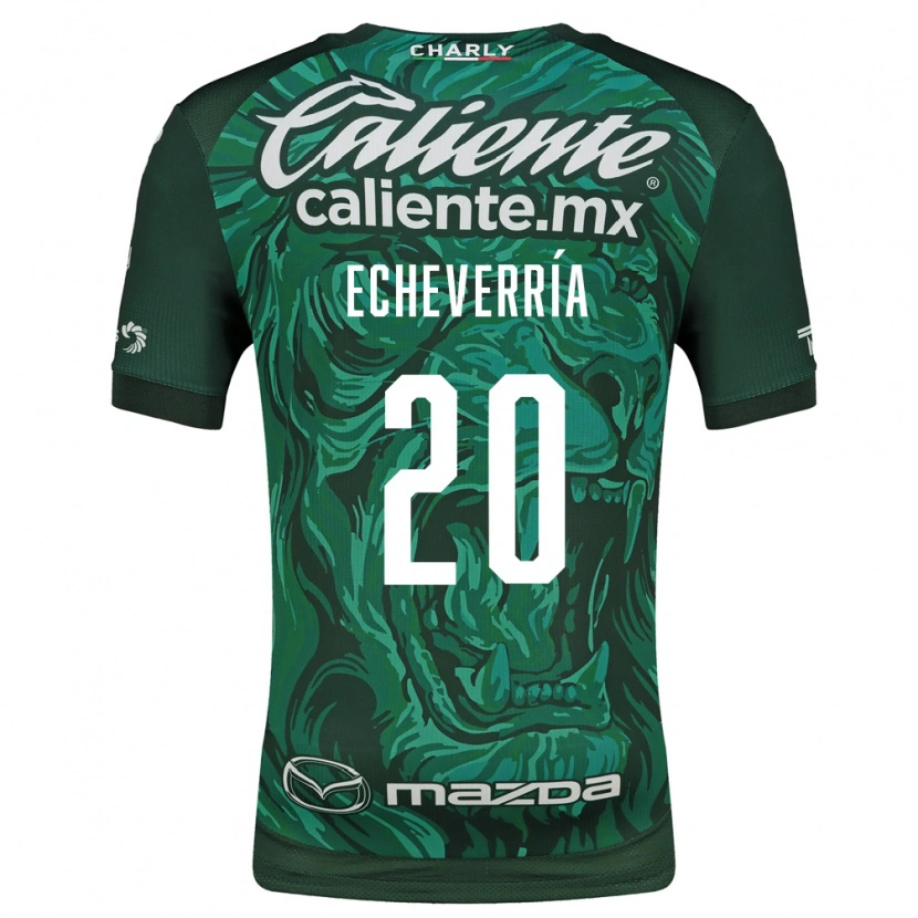 Danxen Damen Rodrigo Echeverría #20 Grün Schwarz Heimtrikot Trikot 2026/27 T-Shirt