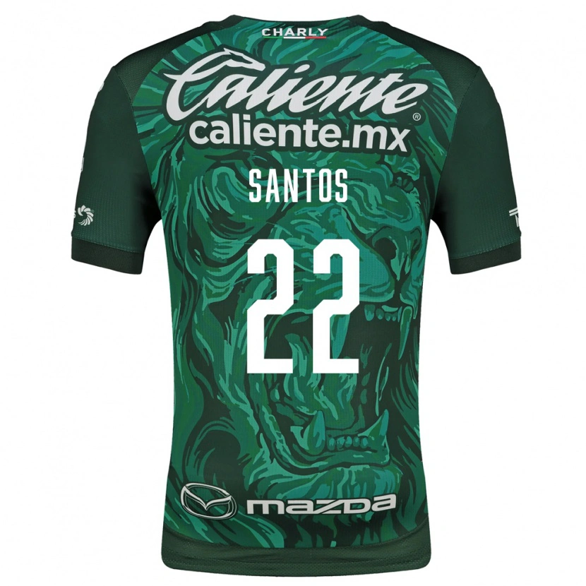 Danxen Damen Sebastián Santos #22 Grün Schwarz Heimtrikot Trikot 2026/27 T-Shirt