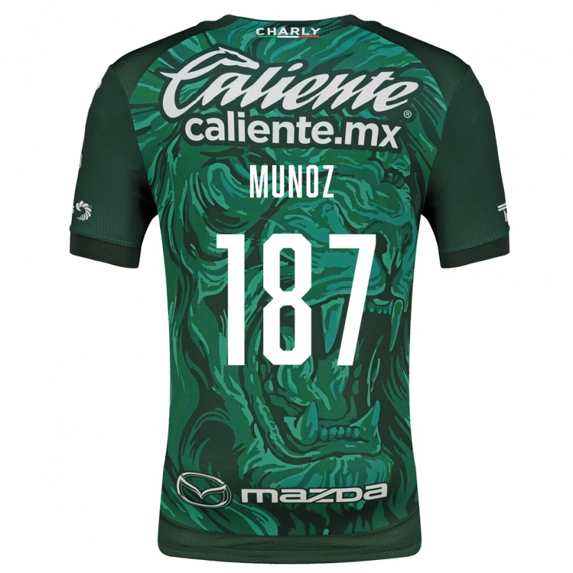 Danxen Damen Diego Muñoz #187 Grün Schwarz Heimtrikot Trikot 2026/27 T-Shirt