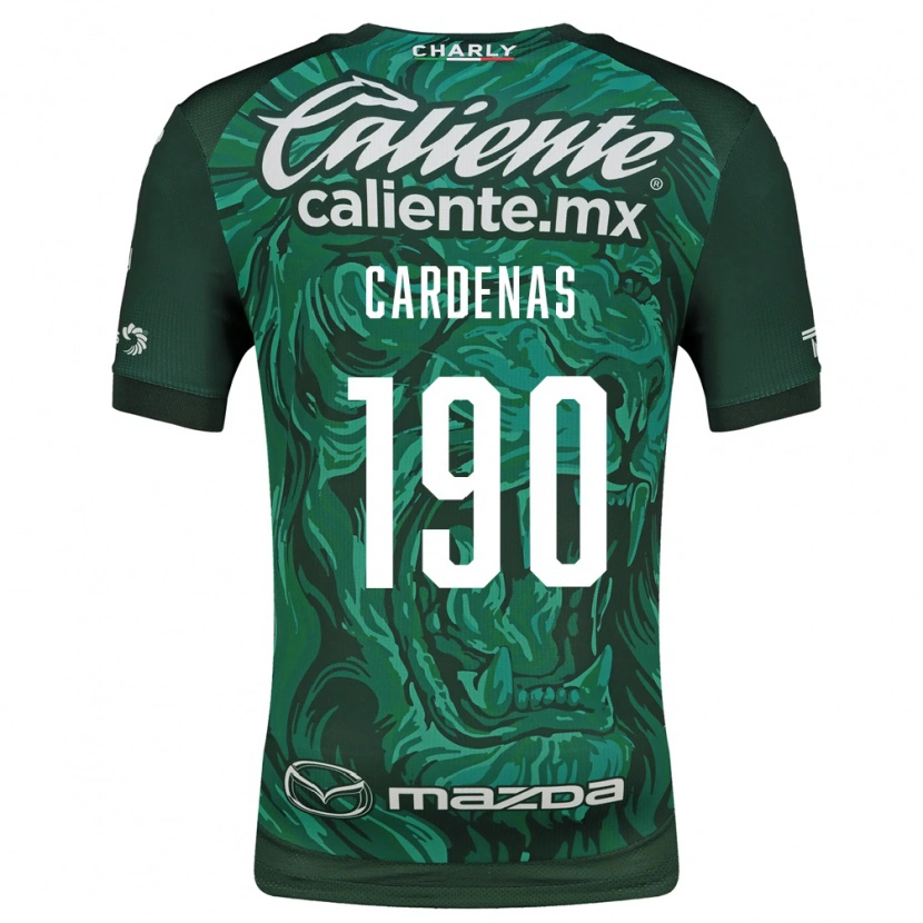 Danxen Damen Emilio Cárdenas #190 Grün Schwarz Heimtrikot Trikot 2026/27 T-Shirt