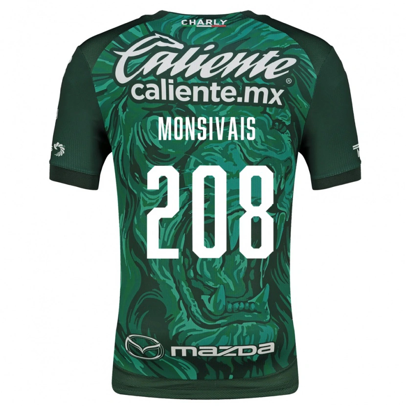 Danxen Damen Daniel Monsivaís #208 Grün Schwarz Heimtrikot Trikot 2026/27 T-Shirt