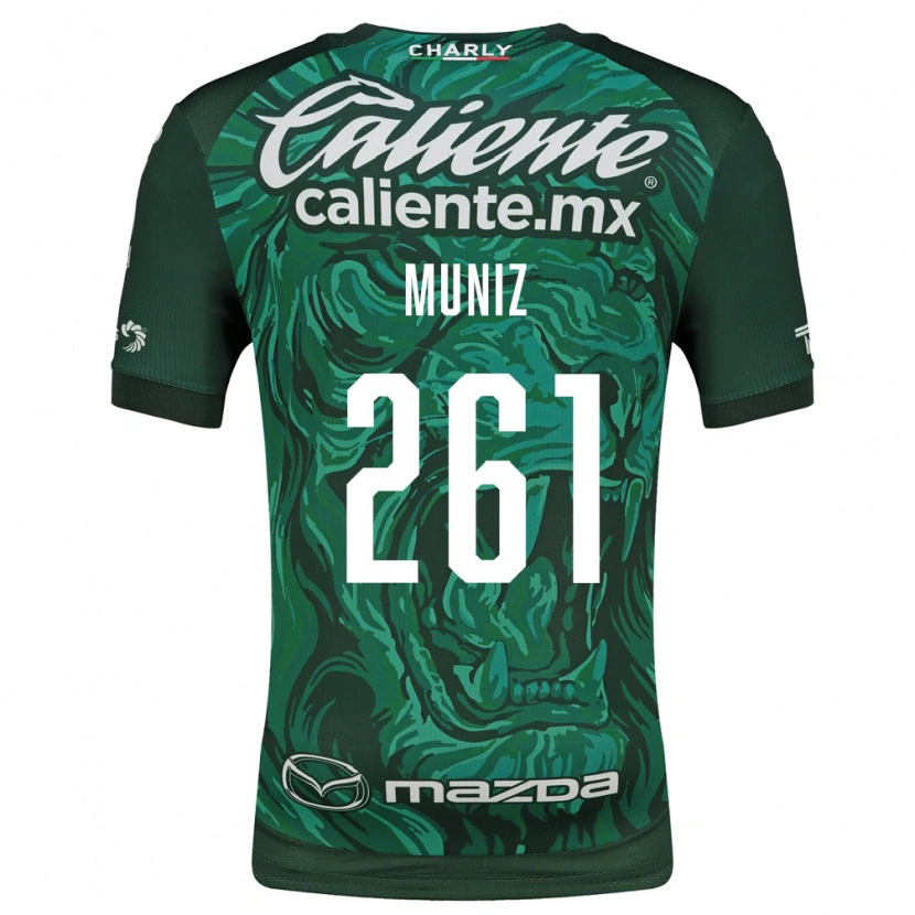 Danxen Damen César Muñiz #261 Grün Schwarz Heimtrikot Trikot 2026/27 T-Shirt
