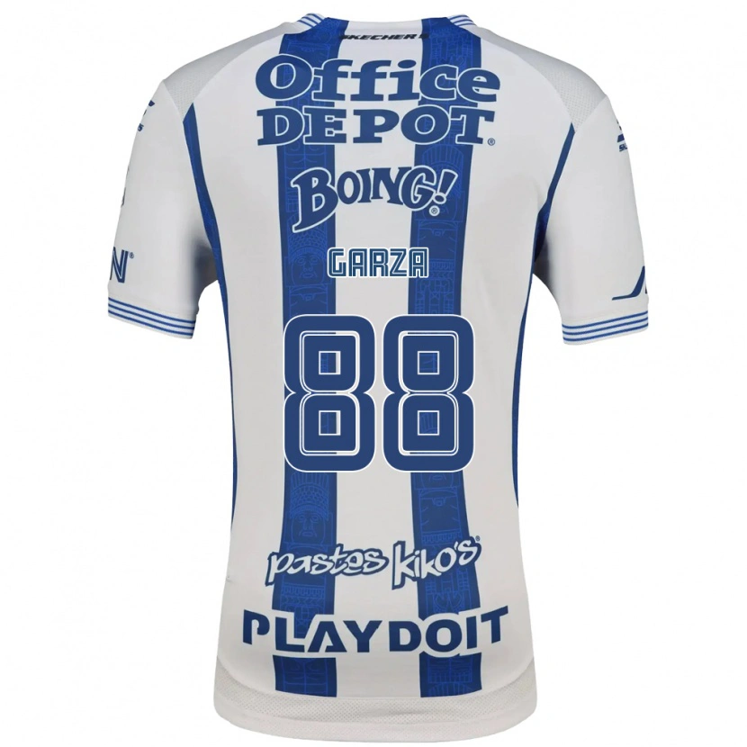 Danxen Damen Adrián Garza #88 Weiß Marineblau Heimtrikot Trikot 2026/27 T-Shirt