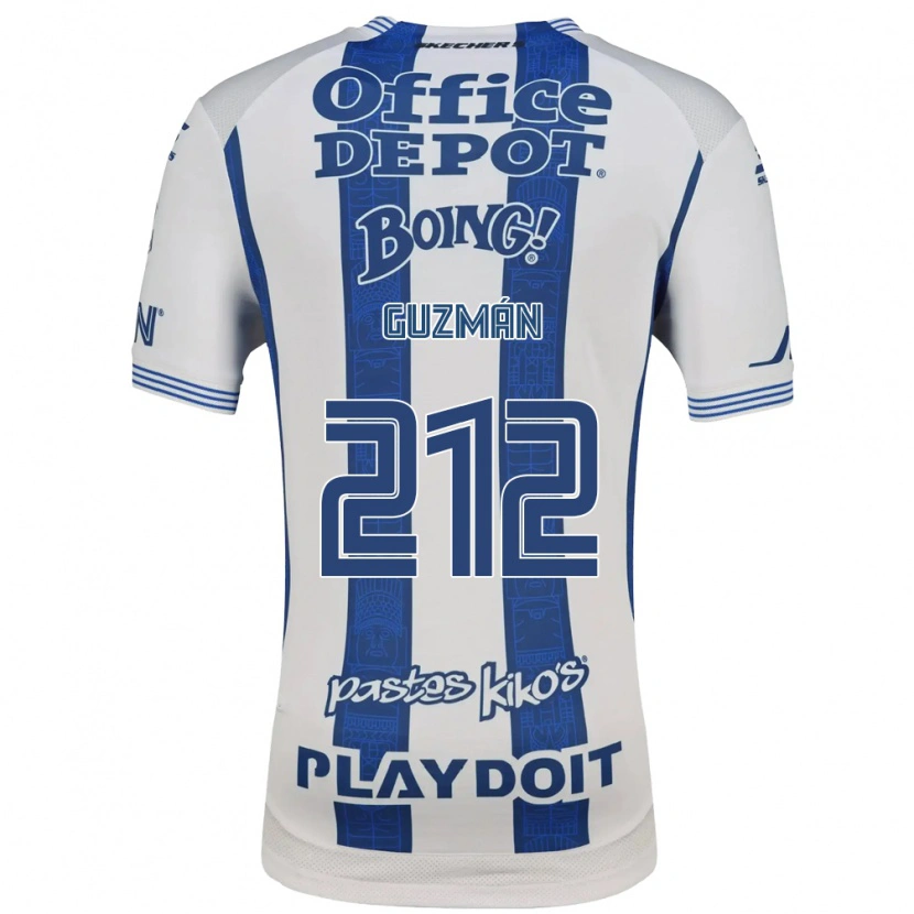 Danxen Damen Enrique Guzmán #212 Weiß Marineblau Heimtrikot Trikot 2026/27 T-Shirt
