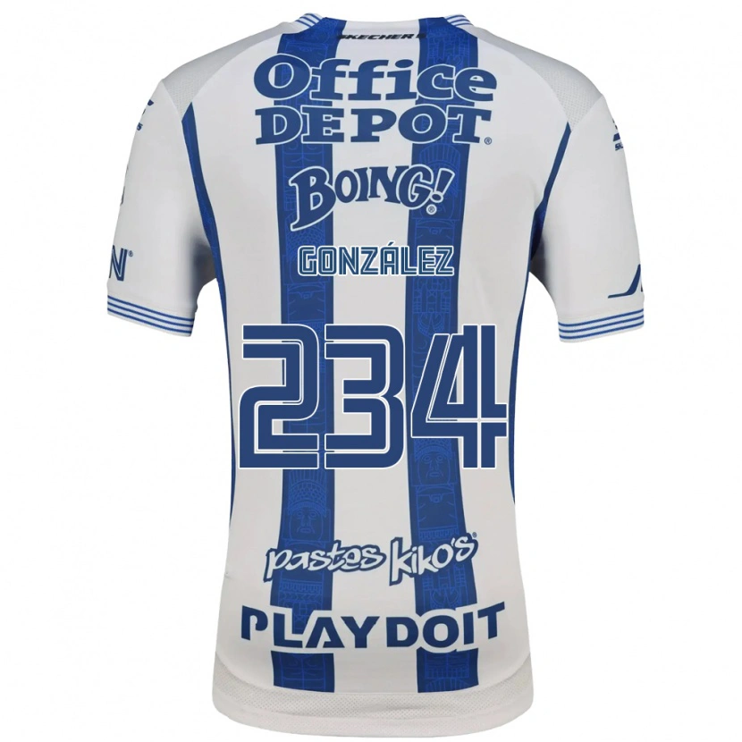 Danxen Damen Oswaldo González #234 Weiß Marineblau Heimtrikot Trikot 2026/27 T-Shirt