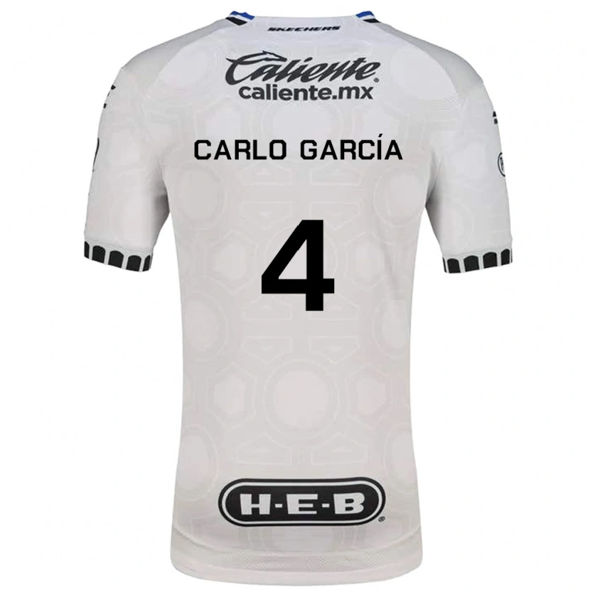 Danxen Damen Carlo García #4 Weiß Schwarz Blau Heimtrikot Trikot 2026/27 T-Shirt