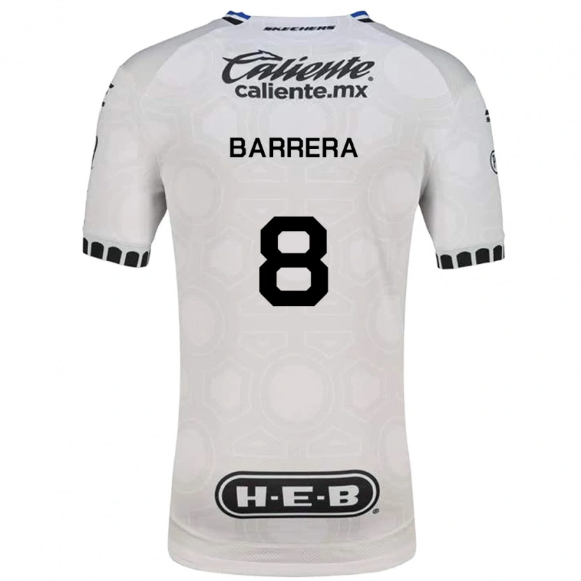 Danxen Damen Pablo Barrera #8 Weiß Schwarz Blau Heimtrikot Trikot 2026/27 T-Shirt