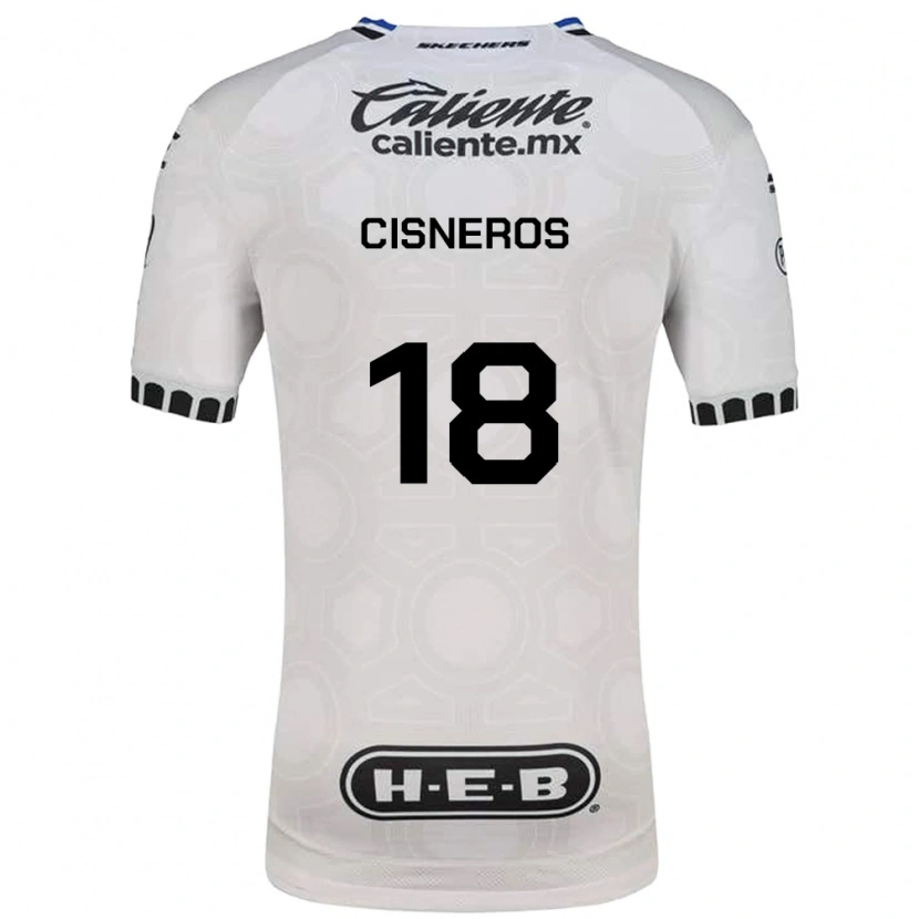 Danxen Damen Ronaldo Cisneros #18 Weiß Schwarz Blau Heimtrikot Trikot 2026/27 T-Shirt