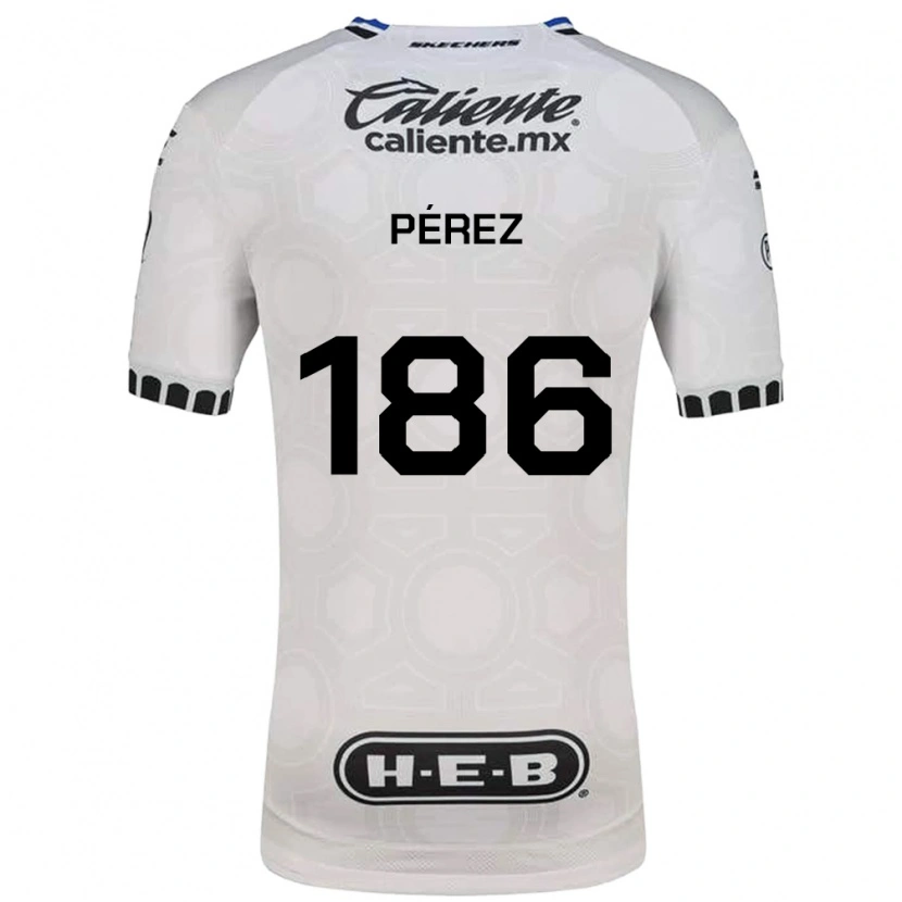Danxen Damen José Pérez #186 Weiß Schwarz Blau Heimtrikot Trikot 2026/27 T-Shirt