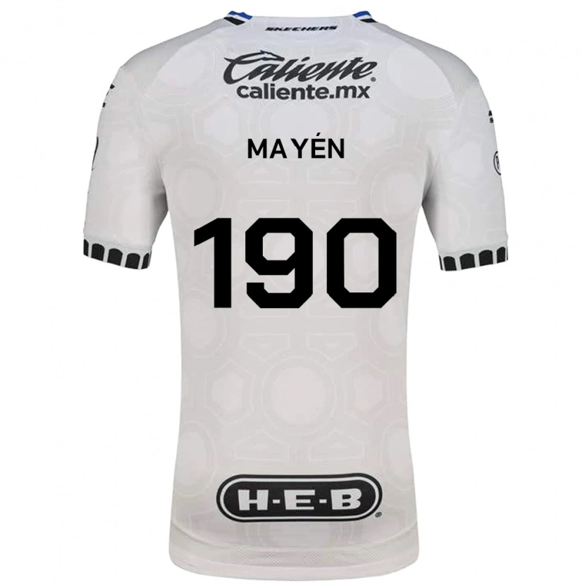 Danxen Damen Eduardo Mayén #190 Weiß Schwarz Blau Heimtrikot Trikot 2026/27 T-Shirt