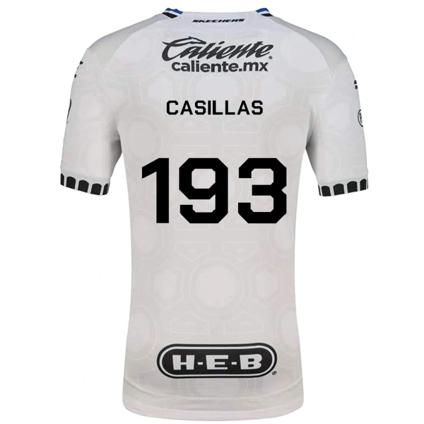 Danxen Damen Mauricio Casillas #193 Weiß Schwarz Blau Heimtrikot Trikot 2026/27 T-Shirt