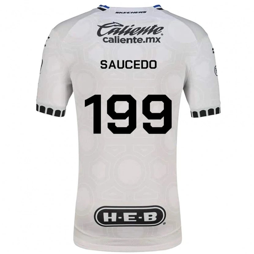 Danxen Damen Christian Saucedo #199 Weiß Schwarz Blau Heimtrikot Trikot 2026/27 T-Shirt