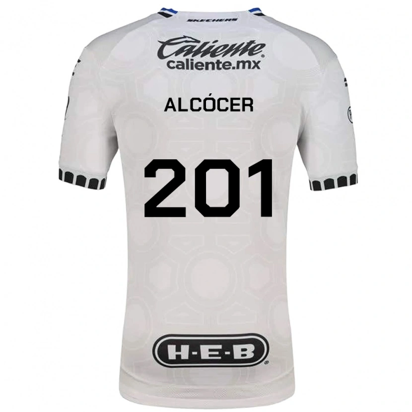 Danxen Damen Julián Alcócer #201 Weiß Schwarz Blau Heimtrikot Trikot 2026/27 T-Shirt