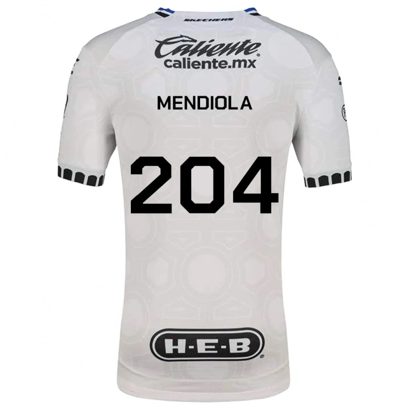 Danxen Damen Carlos Mendiola #204 Weiß Schwarz Blau Heimtrikot Trikot 2026/27 T-Shirt