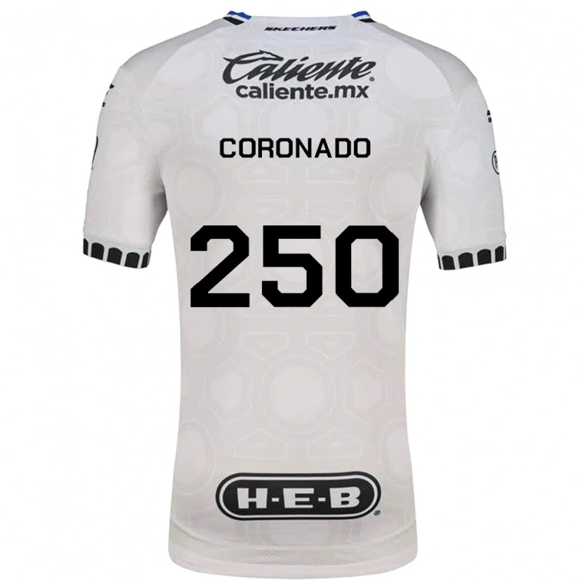 Danxen Damen Maximiliano Coronado #250 Weiß Schwarz Blau Heimtrikot Trikot 2026/27 T-Shirt