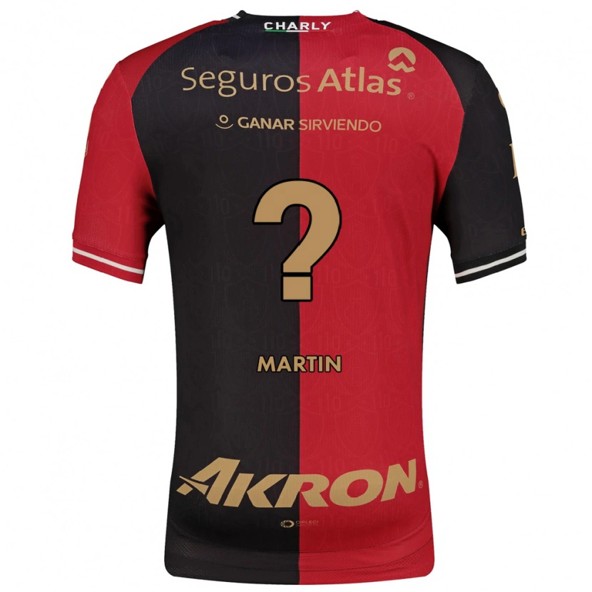 Danxen Damen Juan Martín #0 Rot Schwarz Braun Heimtrikot Trikot 2026/27 T-Shirt