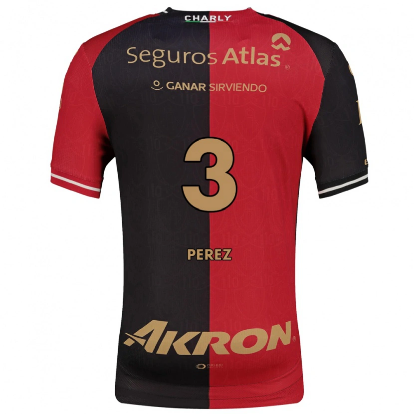Danxen Damen María Fernanda Pérez #3 Rot Schwarz Braun Heimtrikot Trikot 2026/27 T-Shirt