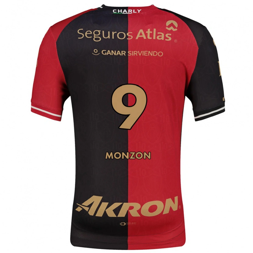 Danxen Damen Florián Monzón #9 Rot Schwarz Braun Heimtrikot Trikot 2026/27 T-Shirt