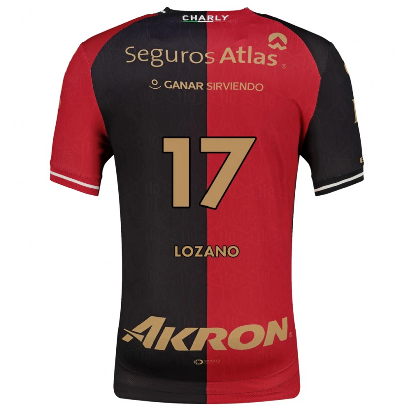 Danxen Damen Rivaldo Lozano #17 Rot Schwarz Braun Heimtrikot Trikot 2026/27 T-Shirt
