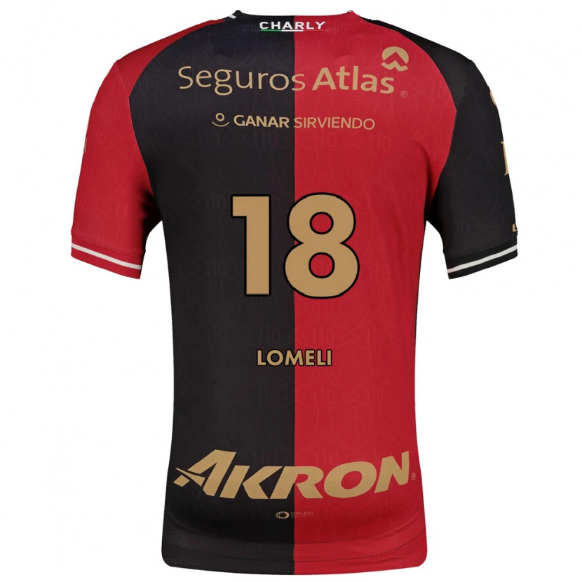 Danxen Damen Alejandra Lomelí #18 Rot Schwarz Braun Heimtrikot Trikot 2026/27 T-Shirt