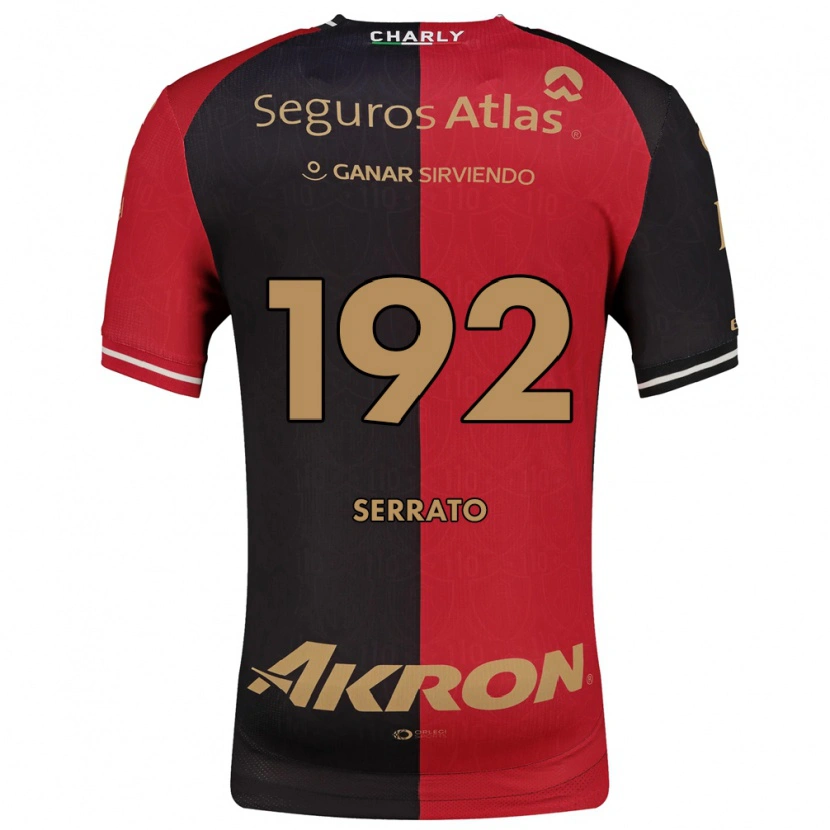 Danxen Damen Jesús Serrato #192 Rot Schwarz Braun Heimtrikot Trikot 2026/27 T-Shirt