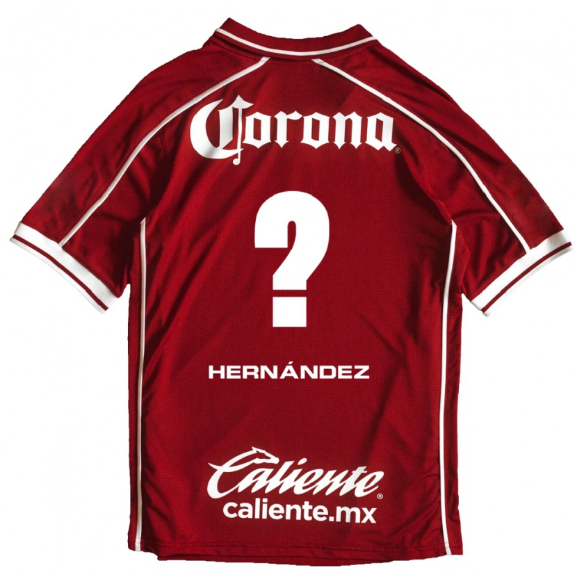 Danxen Damen Francisco Hernández #0 Weiß Rot Heimtrikot Trikot 2026/27 T-Shirt