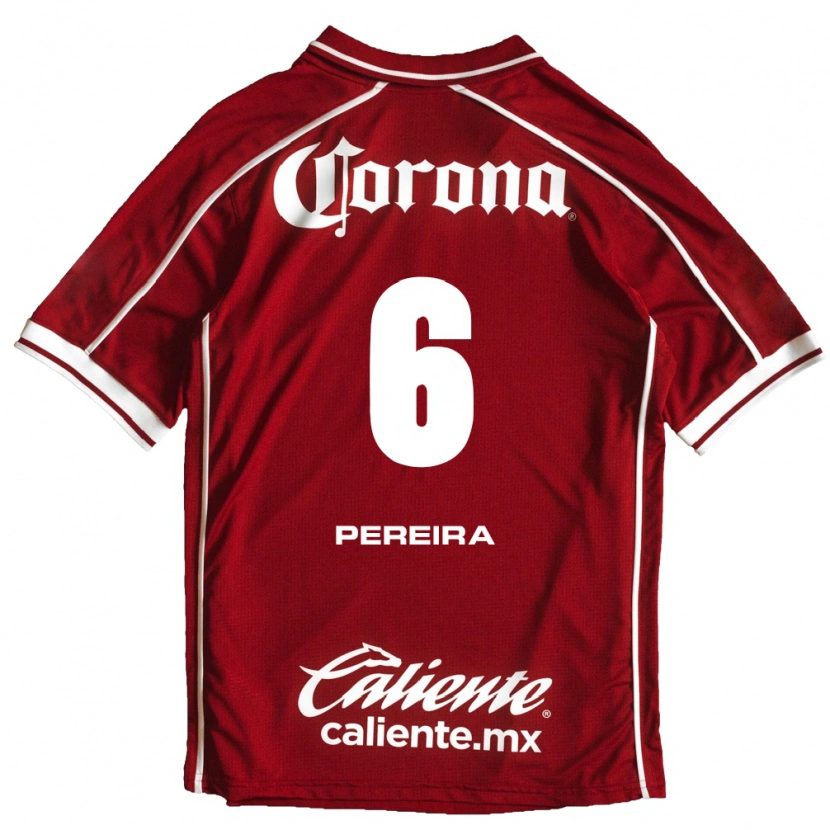 Danxen Damen Federico Pereira #6 Weiß Rot Heimtrikot Trikot 2026/27 T-Shirt