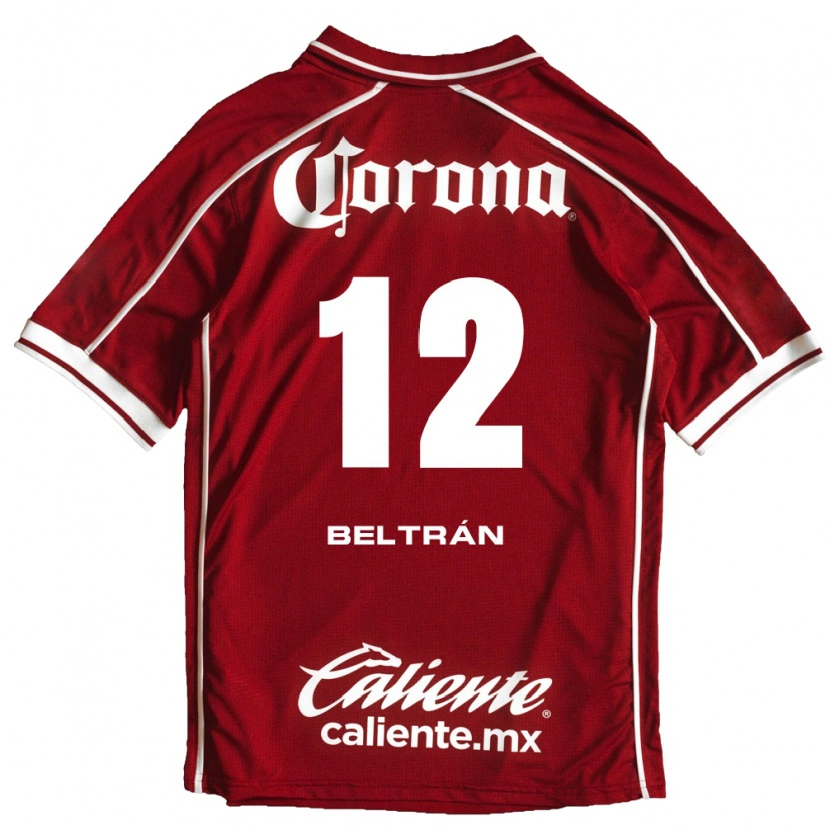 Danxen Damen Ronaldo Beltrán #12 Weiß Rot Heimtrikot Trikot 2026/27 T-Shirt