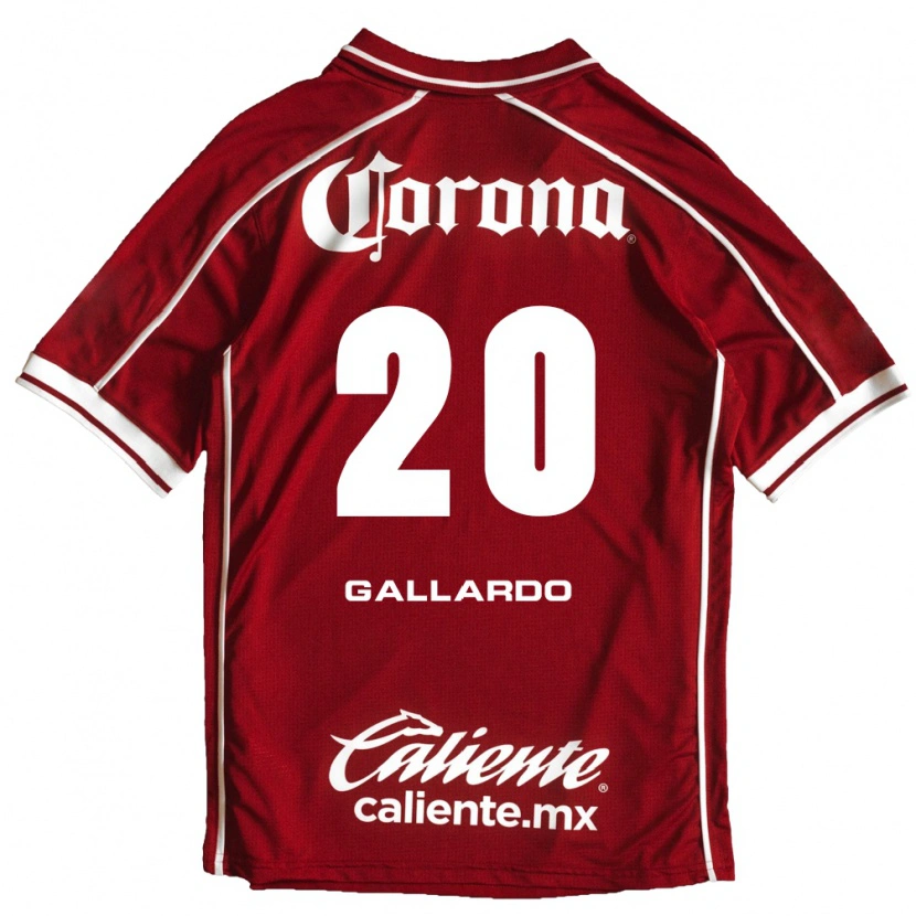 Danxen Damen Jesús Gallardo #20 Weiß Rot Heimtrikot Trikot 2026/27 T-Shirt