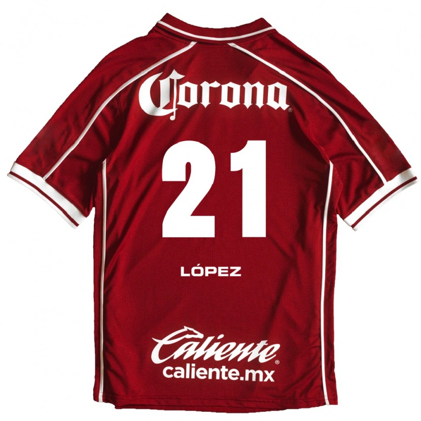 Danxen Damen Iván López #21 Weiß Rot Heimtrikot Trikot 2026/27 T-Shirt