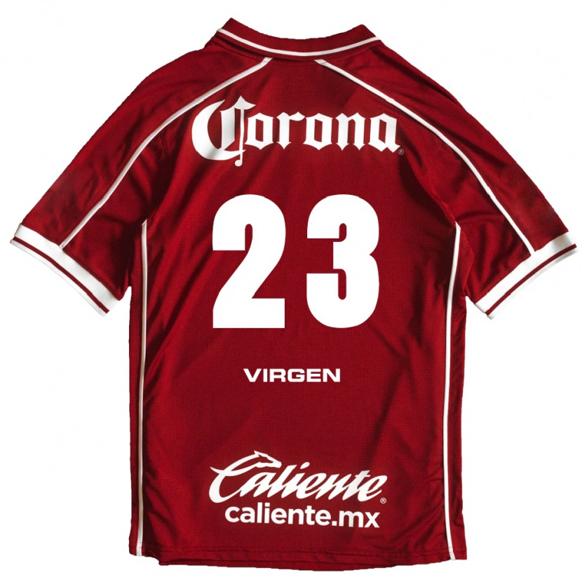 Danxen Damen Oswaldo Virgen #23 Weiß Rot Heimtrikot Trikot 2026/27 T-Shirt