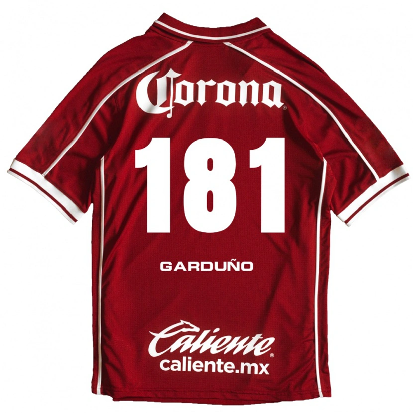 Danxen Damen Carlos Garduño #181 Weiß Rot Heimtrikot Trikot 2026/27 T-Shirt