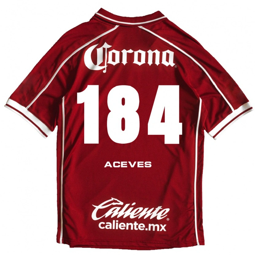 Danxen Damen Sebastián Aceves #184 Weiß Rot Heimtrikot Trikot 2026/27 T-Shirt